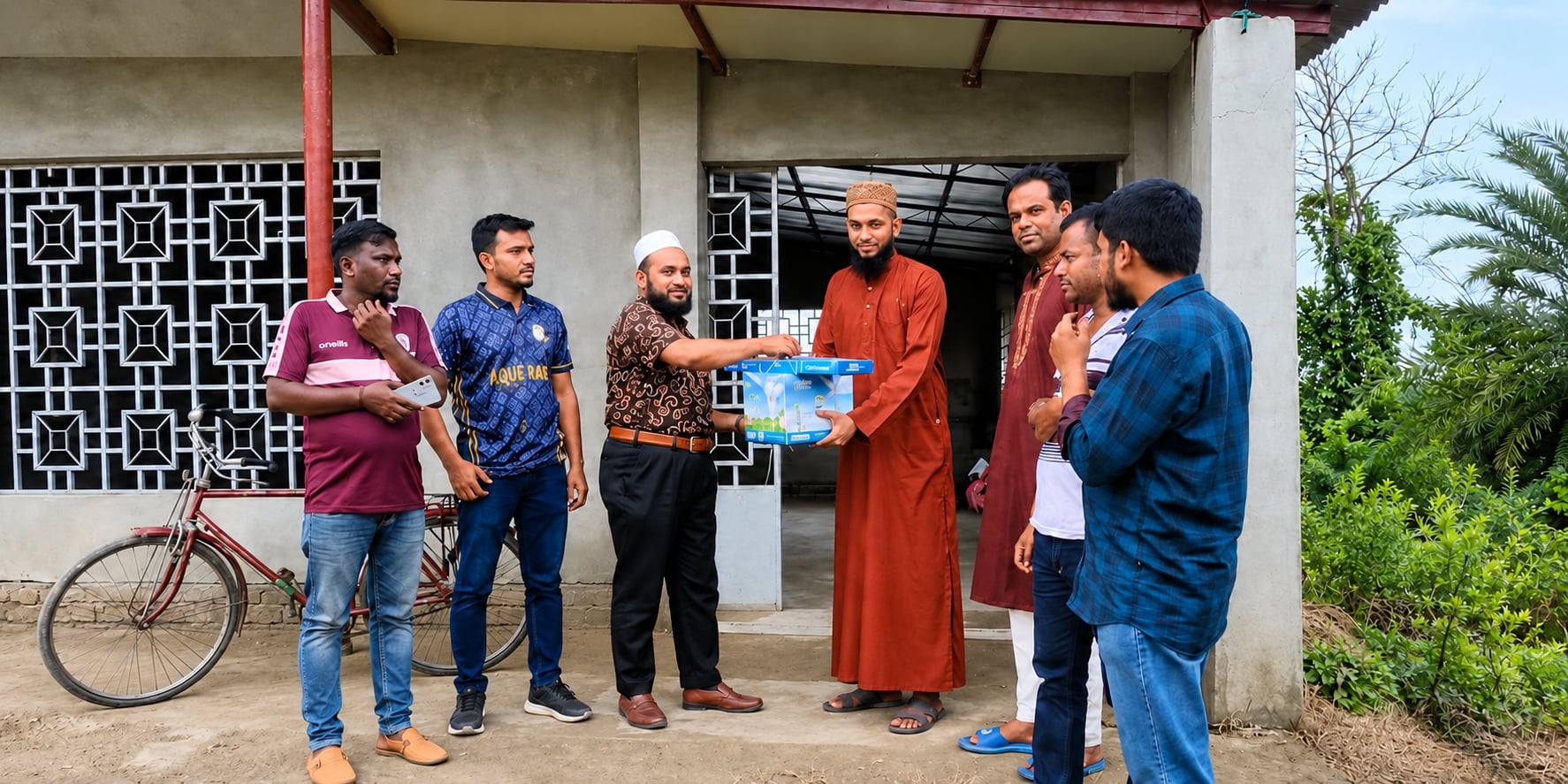 ধানঘাটা ব্রিজ মসজিদ নির্মাণ ও সংস্কার সহায়তা